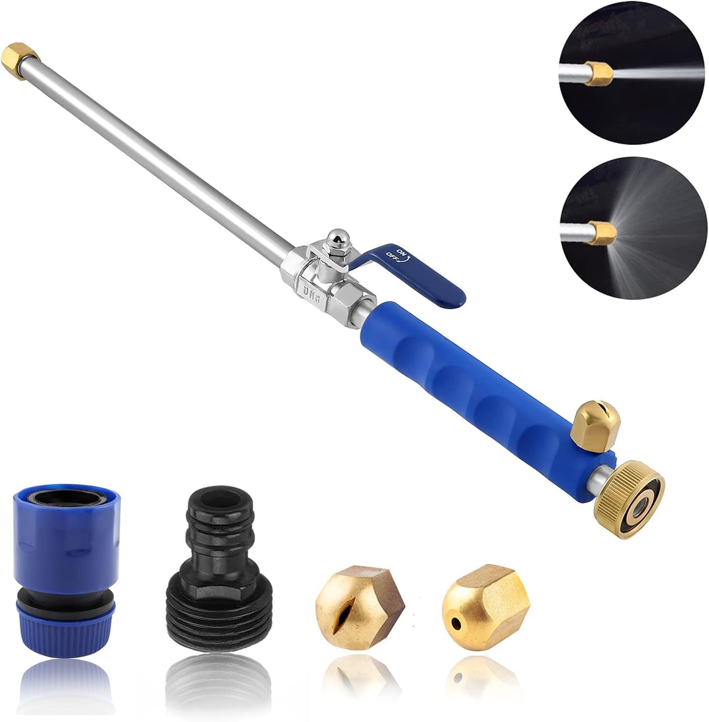 High-Pressure Car Wash Spray Nozzle with Ergonomic Handle