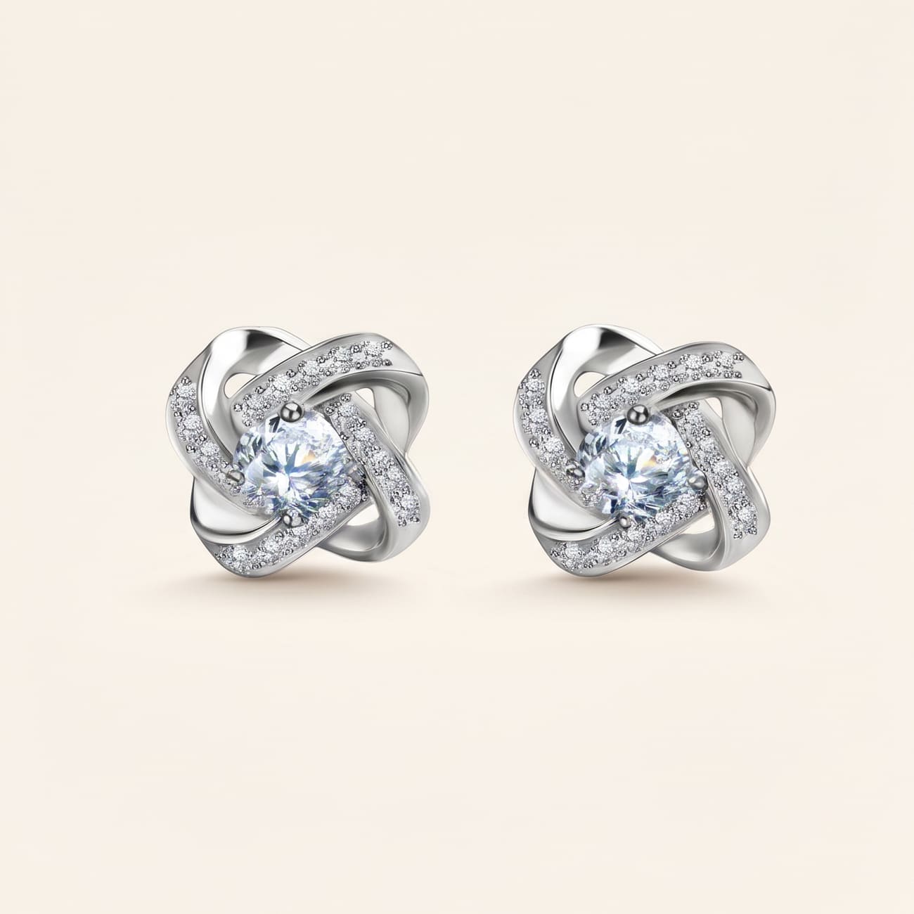Elegant 925 Silver Lucky Earrings for Women