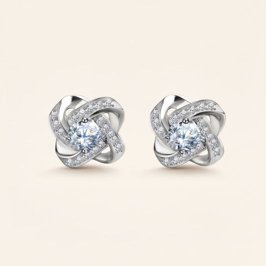 Elegant 925 Silver Lucky Earrings for Women