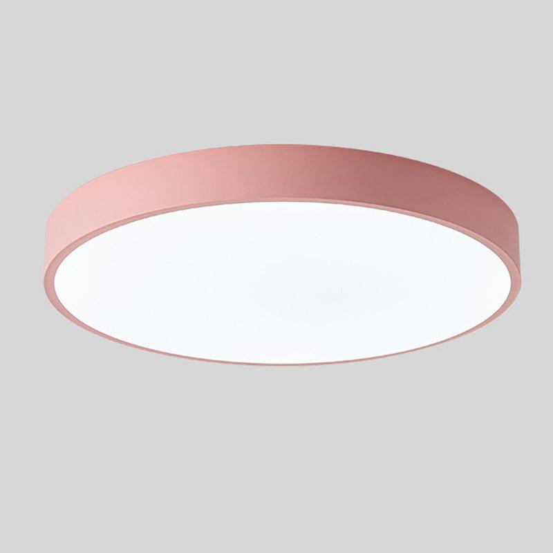 Wood Macaron Round Ceiling Light - Scandinavian Design