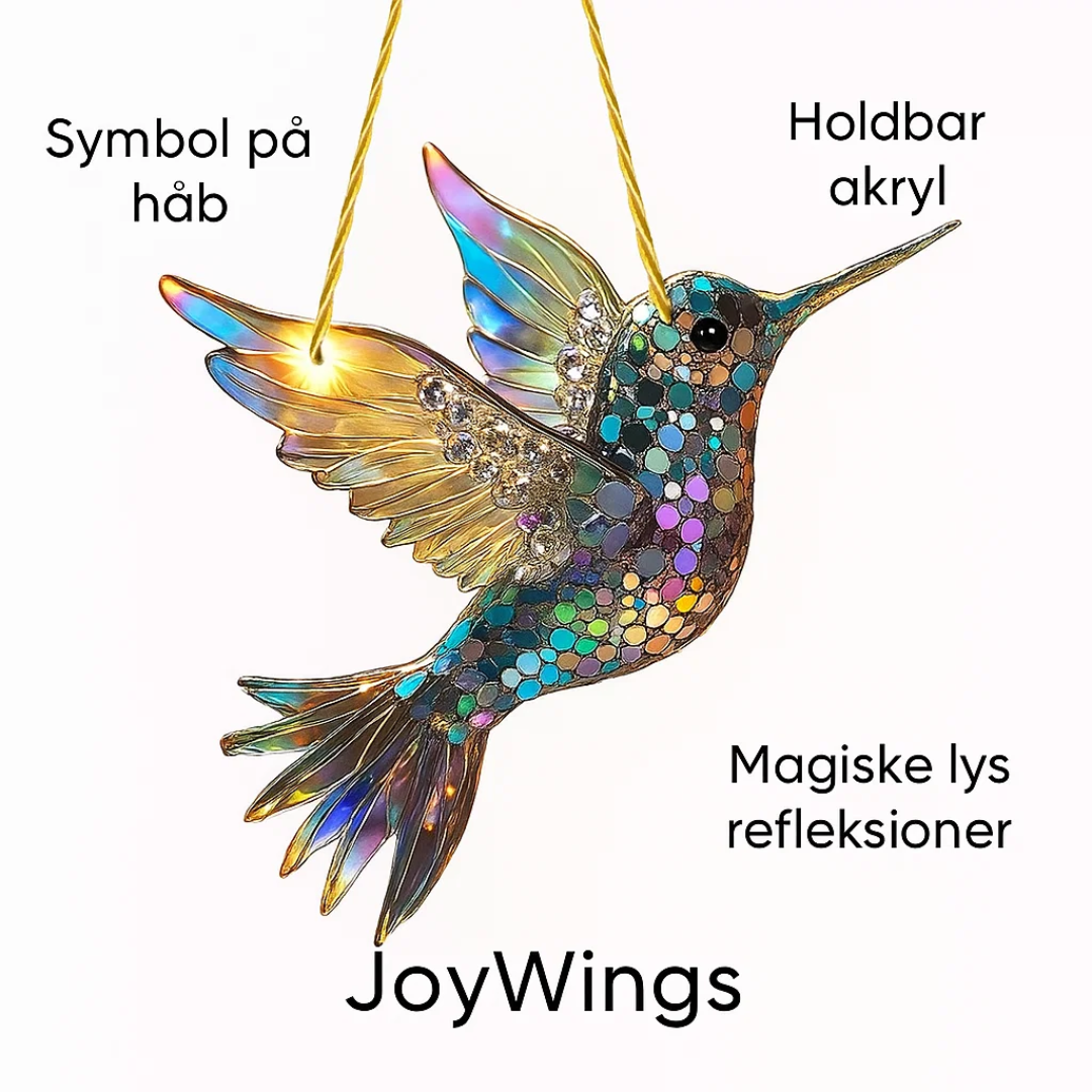 Colorful Hummingbird Sun Catcher Window Hanging