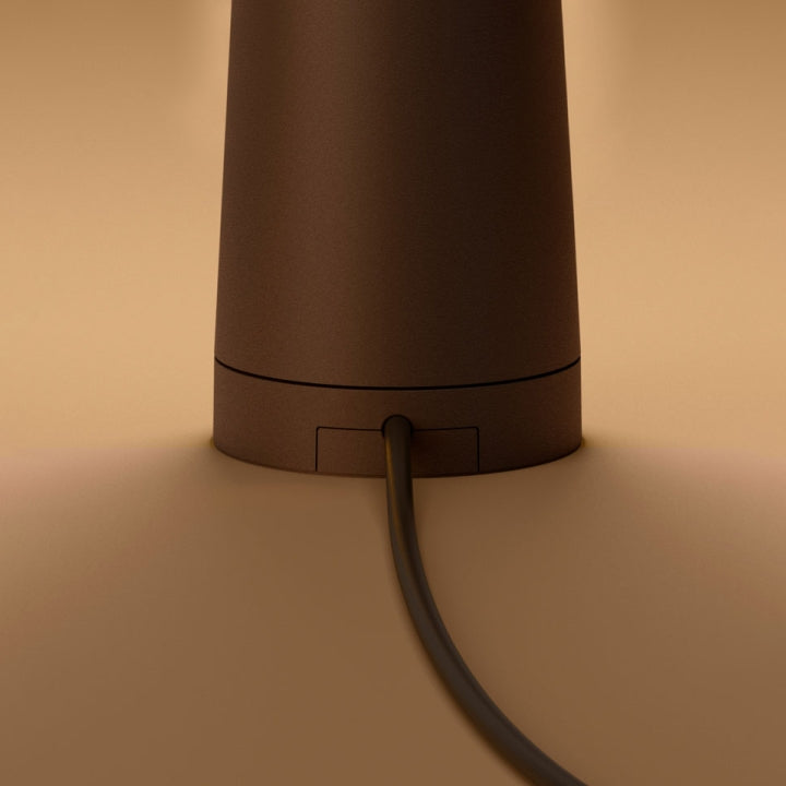 Cordless Adjustable Aluminum Table Lamp with Dimming Feature