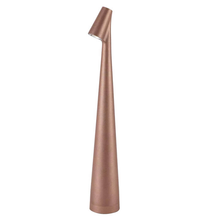 Cordless Adjustable Aluminum Table Lamp with Dimming Feature