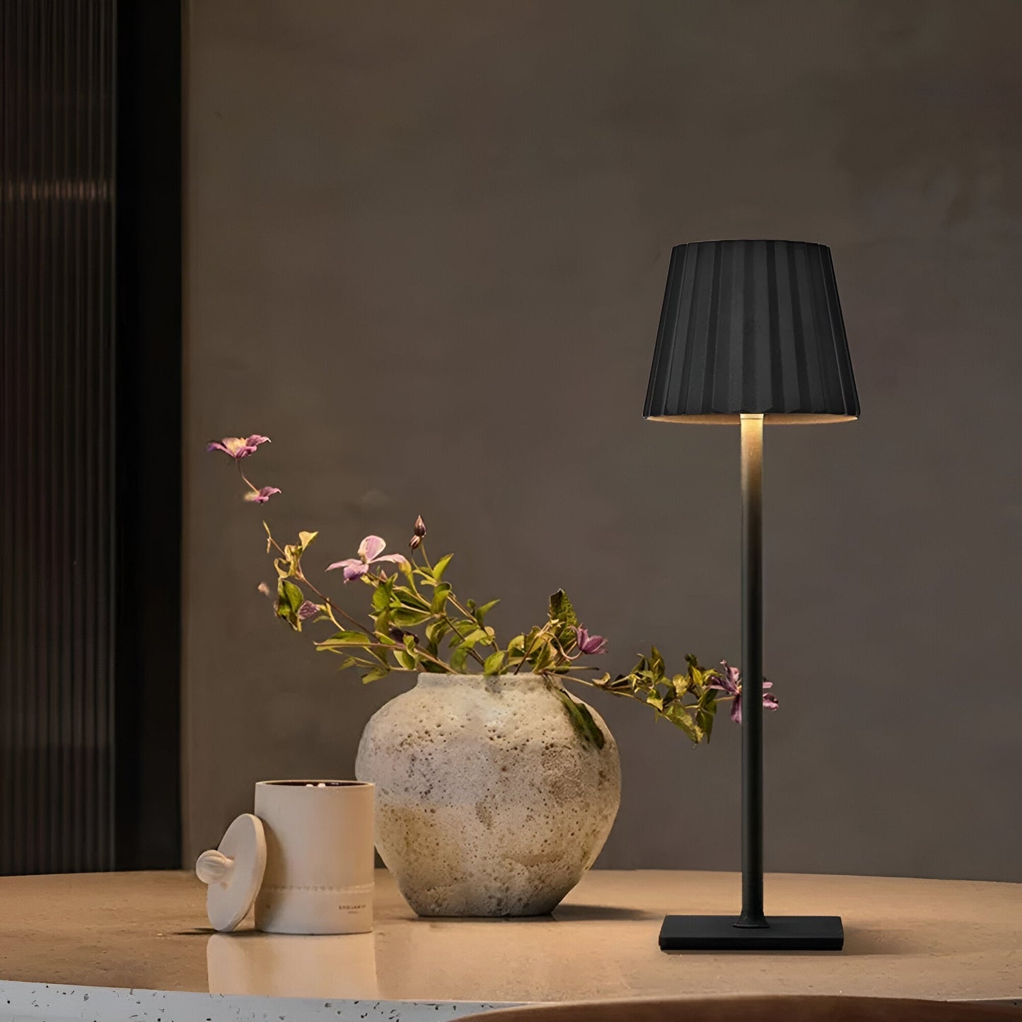 Wireless Rechargeable Table Lamp with Touch Dimming
