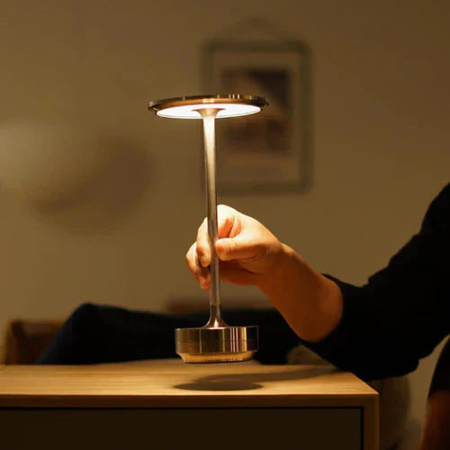 Rechargeable Wireless Table Lamp with Adjustable Brightness