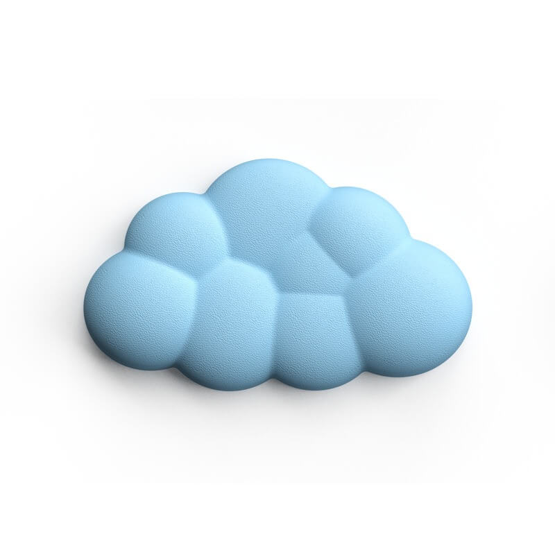 Cloud-Shaped Ergonomic Keyboard and Mouse Wrist Rest