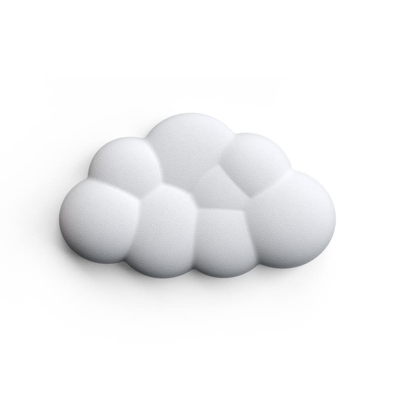 Cloud-Shaped Ergonomic Keyboard and Mouse Wrist Rest