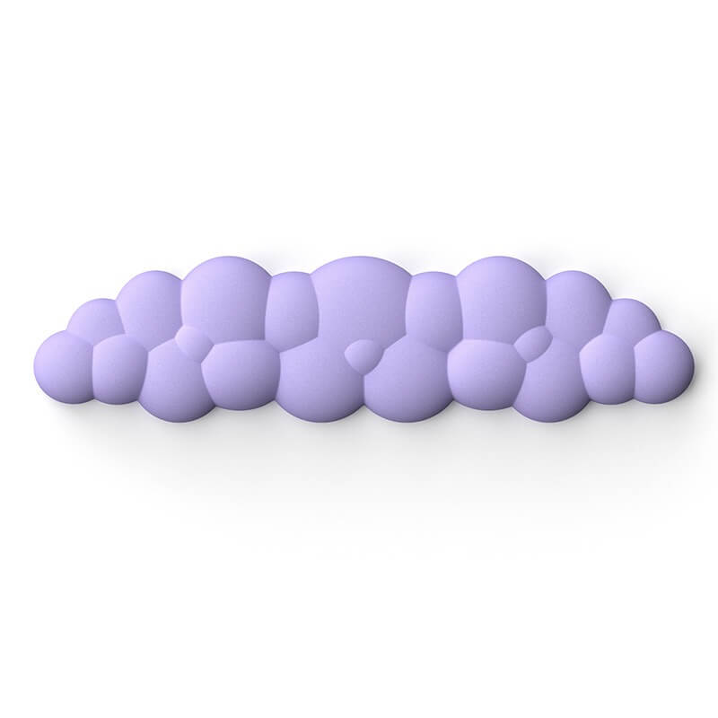 Cloud-Shaped Ergonomic Keyboard and Mouse Wrist Rest