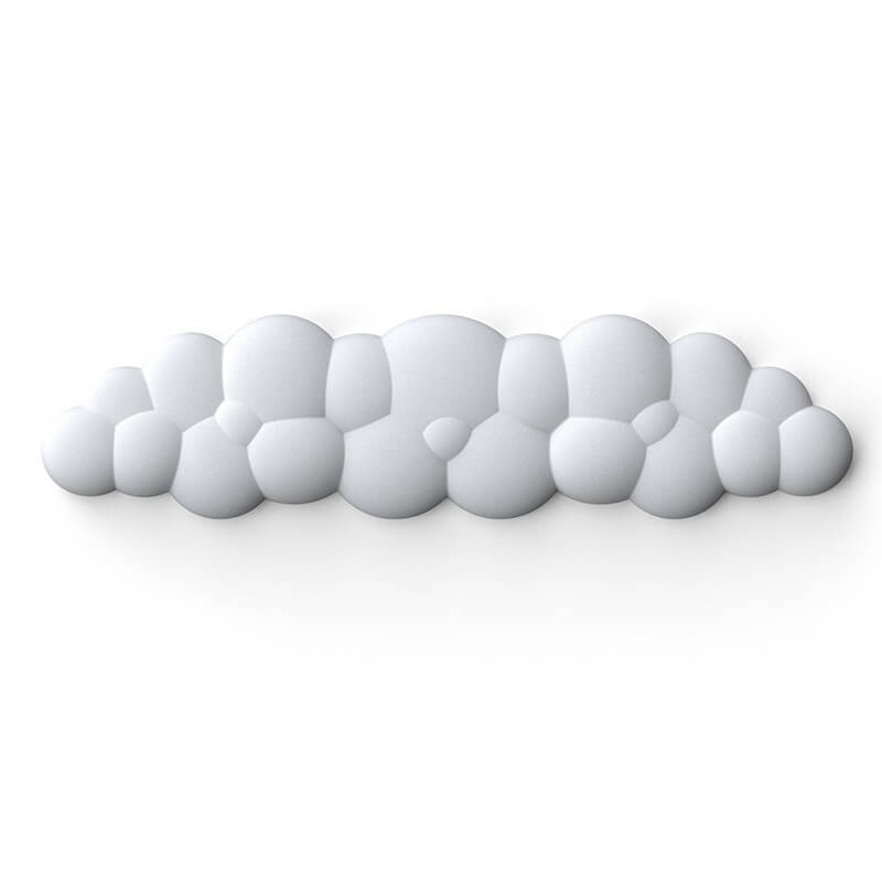 Cloud-Shaped Ergonomic Keyboard and Mouse Wrist Rest