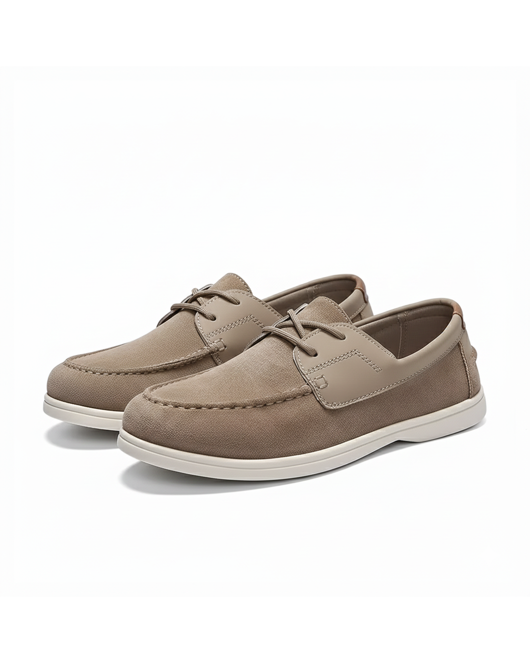 Men's Slip-On Urban Comfort Shoes in Khaki or Olive Gray