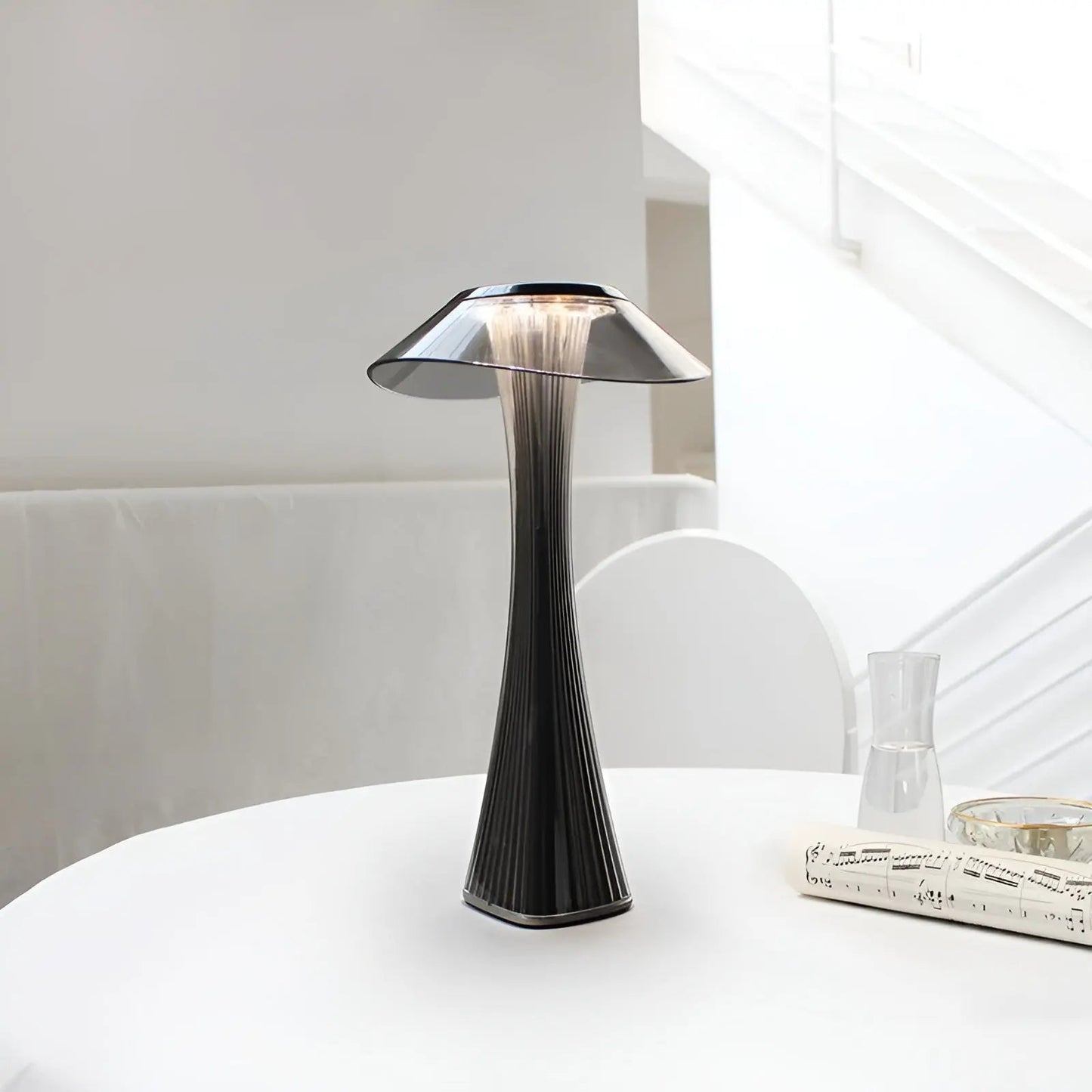 Rechargeable Touch Control Table Lamp with Adjustable Ambiance
