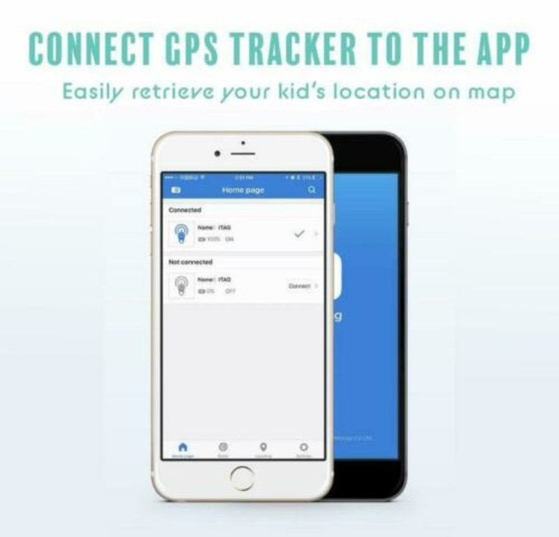 Mini GPS Tracker for Kids with Real-Time Location and SOS Button