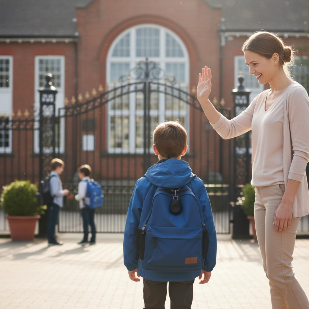Mini GPS Tracker for Kids with Real-Time Location and SOS Button