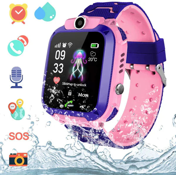 GPS Tracking Watch for Kids with SOS Button and Two-Way Communication