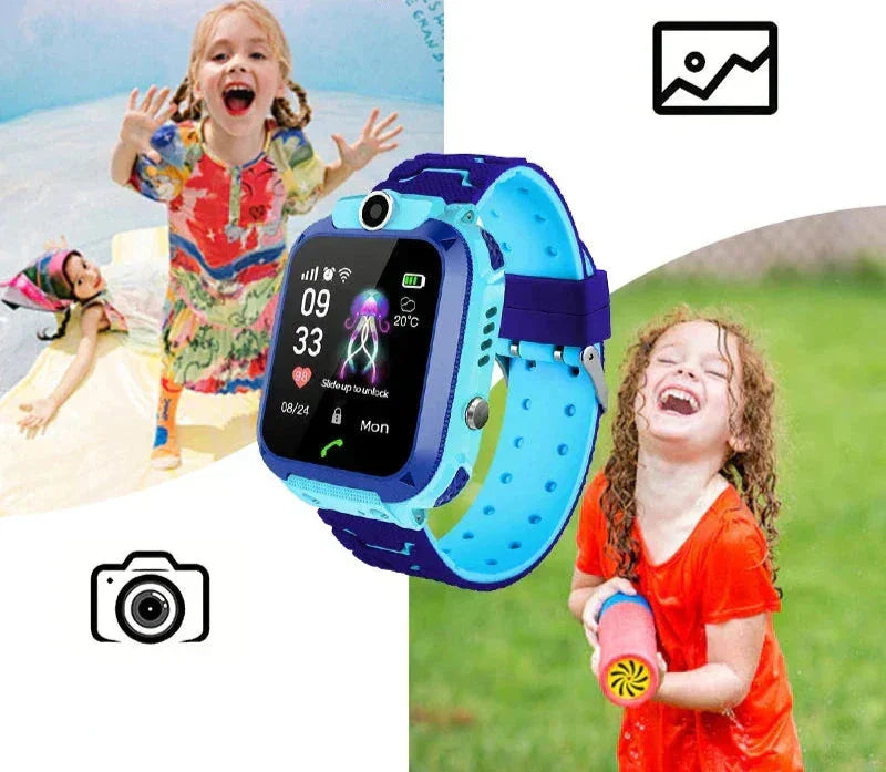 GPS Tracking Watch for Kids with SOS Button and Two-Way Communication