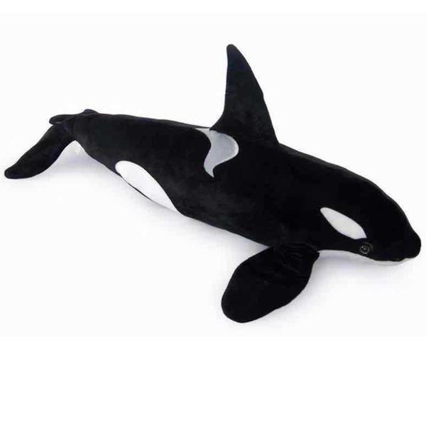 Full Size Orca Plush Toy - Soft Stuffed Killer Whale