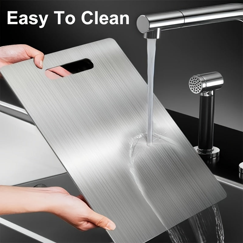Stainless Steel Cutting Board - Scratch Resistant and Easy to Clean