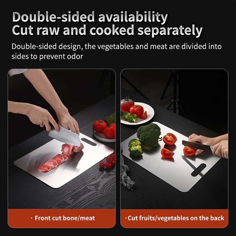 Stainless Steel Cutting Board - Scratch Resistant and Easy to Clean