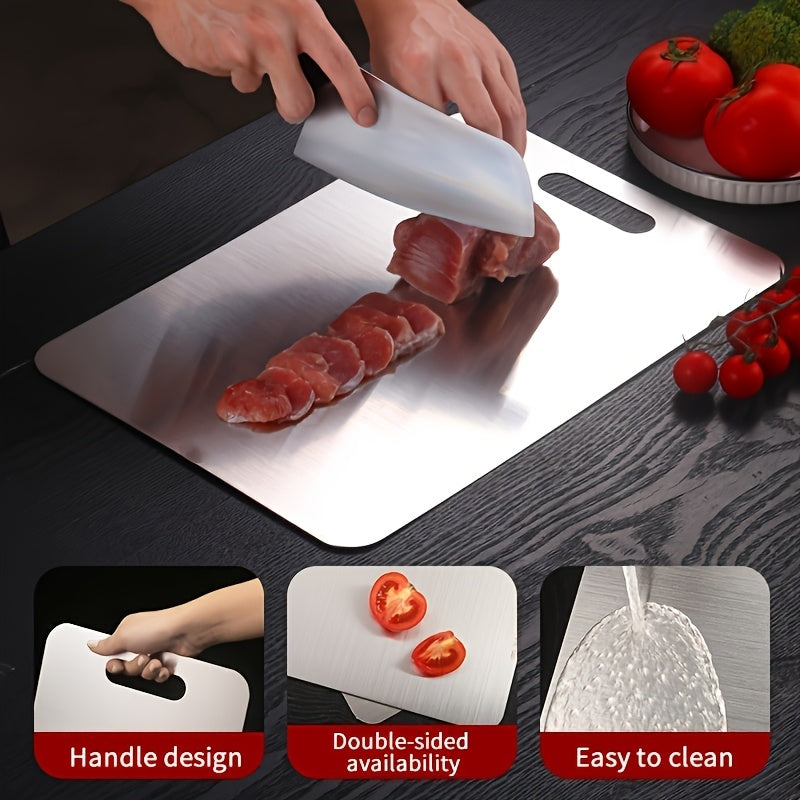 Stainless Steel Cutting Board - Scratch Resistant and Easy to Clean