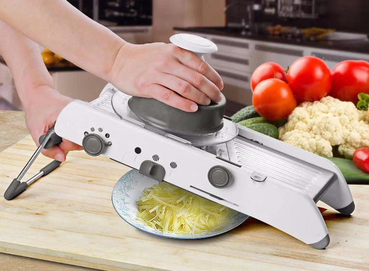 Stainless Steel Vegetable Slicer with Adjustable Thickness
