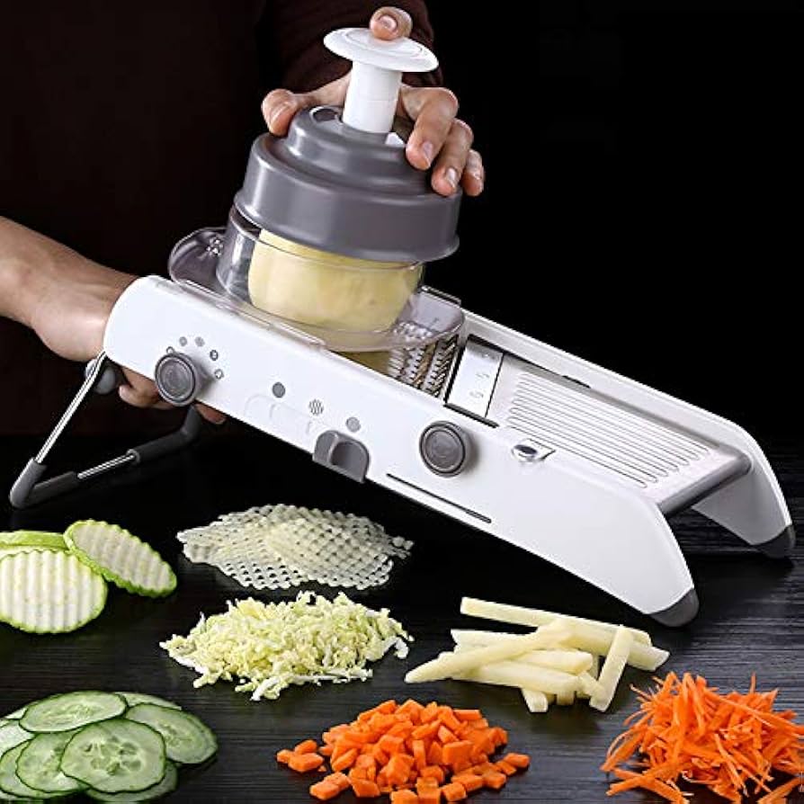 Stainless Steel Vegetable Slicer with Adjustable Thickness