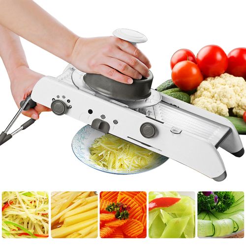 Stainless Steel Vegetable Slicer with Adjustable Thickness