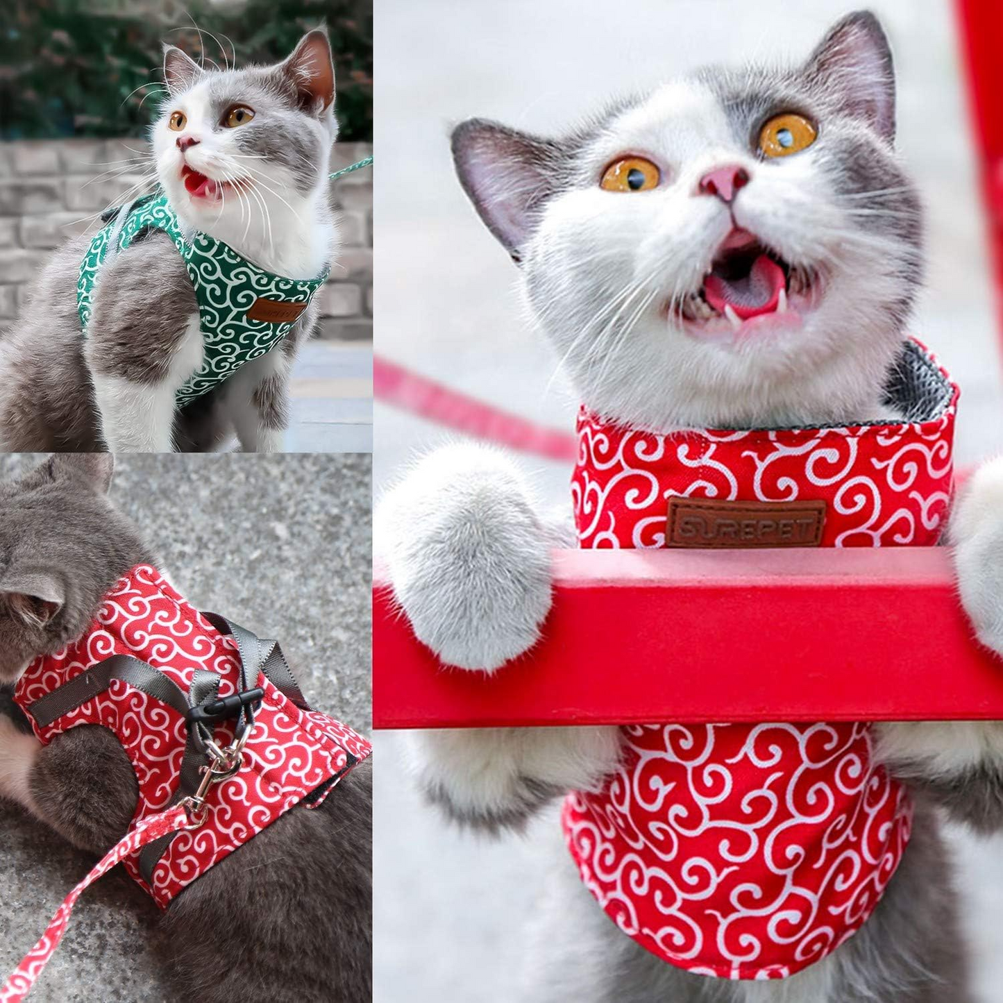 Escape-Proof Cat Harness and Leash Set
