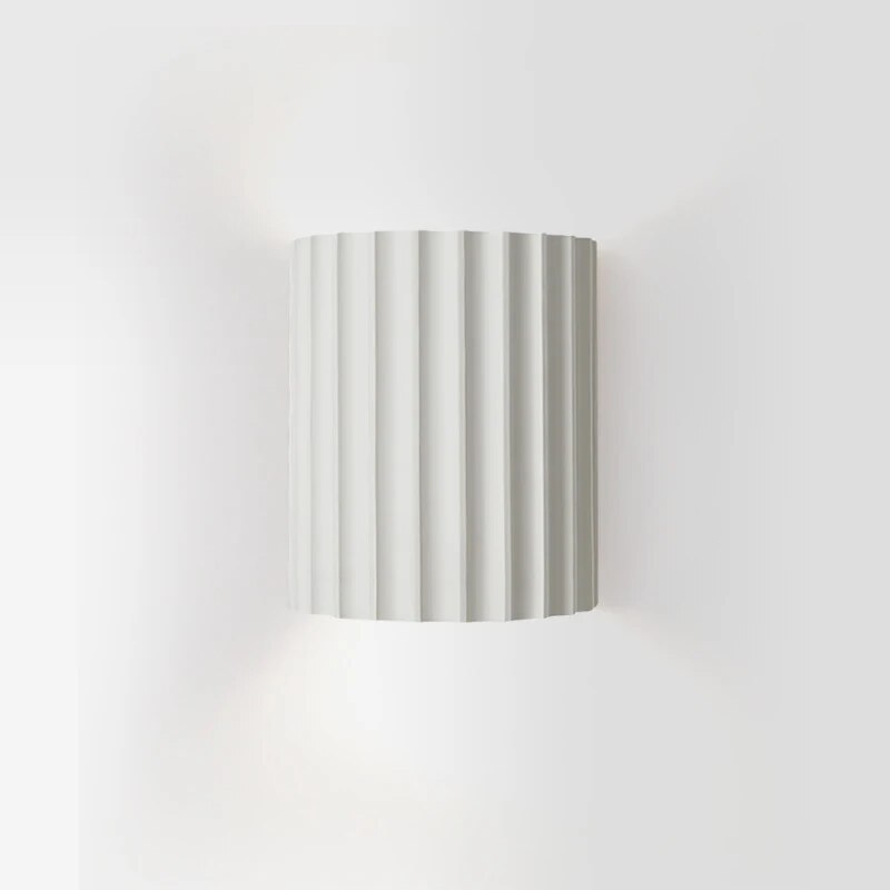 Resin Wall Lamp with Artistic Design and LED Light