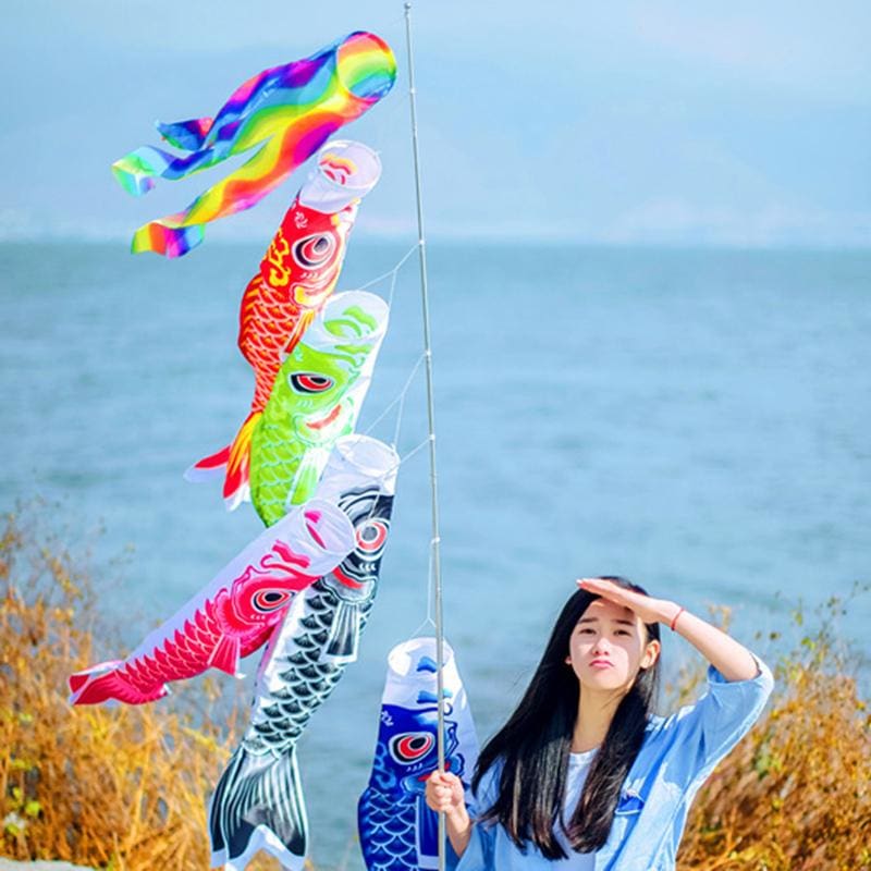 Koinobori Flag - Japanese Textile Flag in 3 Sizes