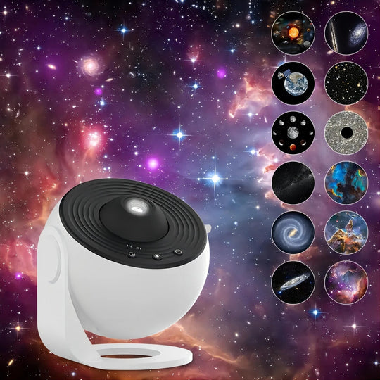 Starry Sky Projector with 13 HD Galaxies and Timer