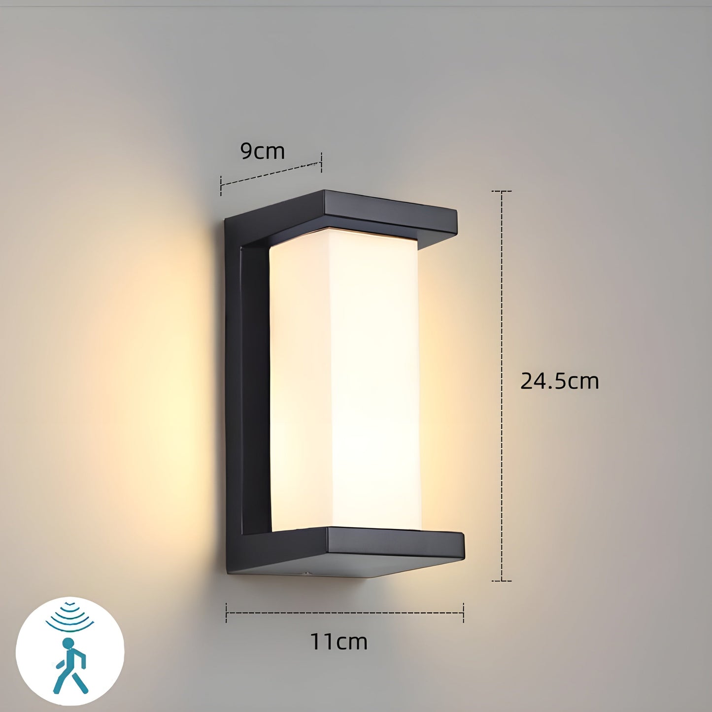 LED Waterproof Outdoor Motion Sensor Wall Light
