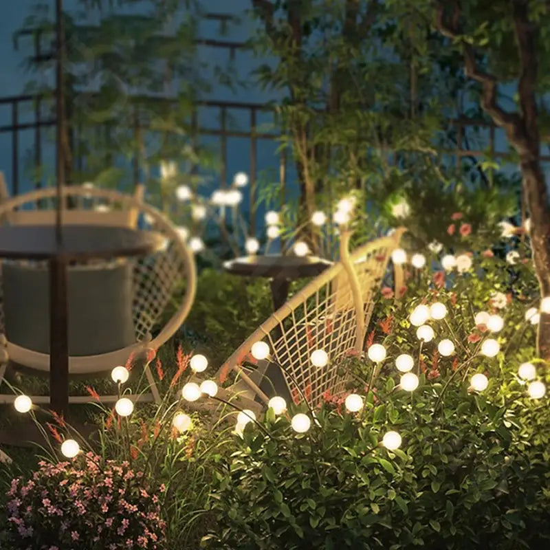 Solar Firefly Lamp with Flickering Light Effect