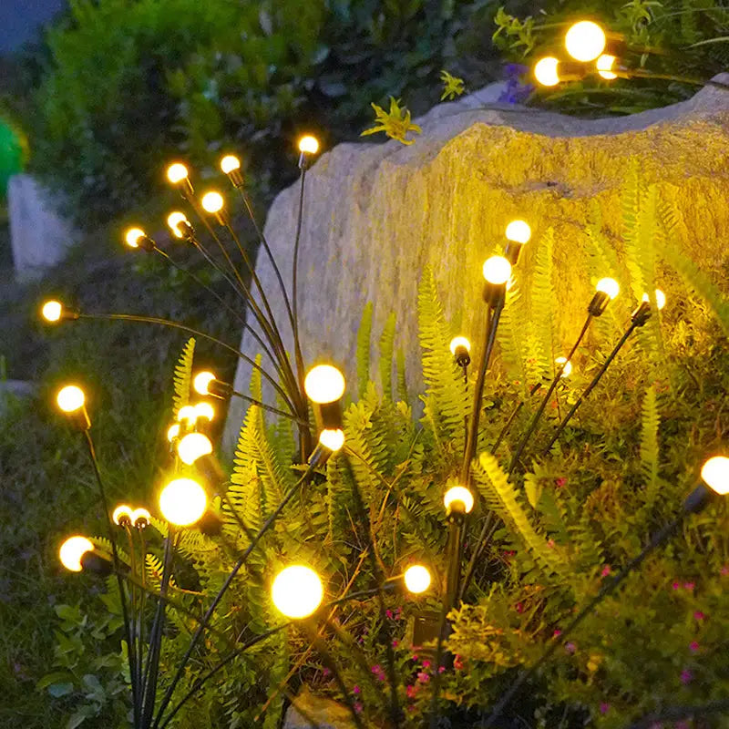 Solar Firefly Lamp with Flickering Light Effect