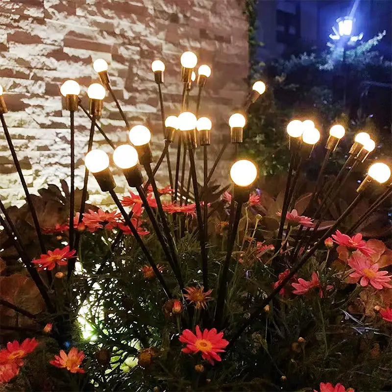 Solar Firefly Lamp with Flickering Light Effect