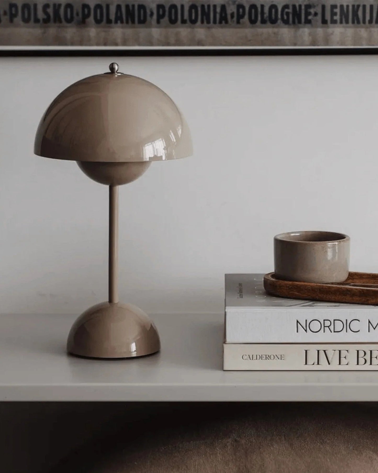 Dimmable Scandinavian Metal LED Table Lamp