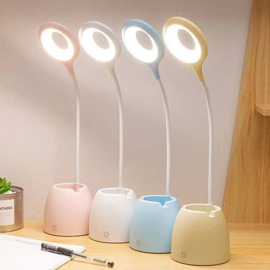 Children's Table Lamp with Phone Holder and Pot