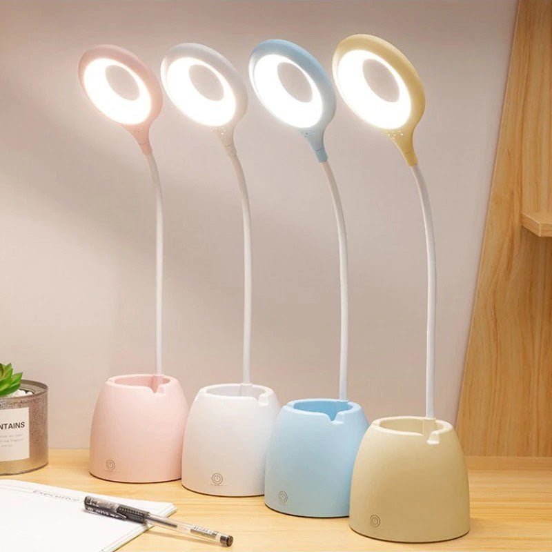 Children's Table Lamp with Phone Holder and Pot