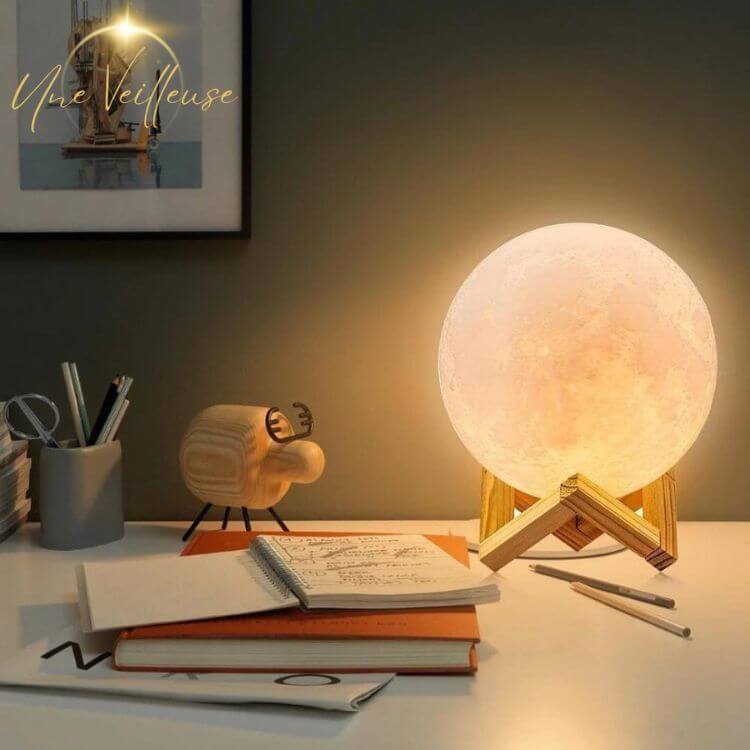 LunarLight Moon Lamp - Elegant Night Light