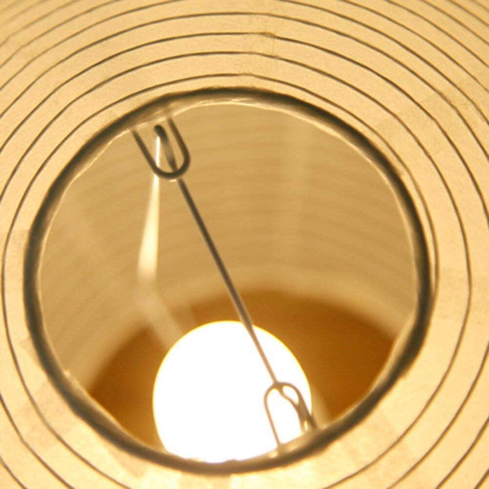 Japanese Paper Lantern Table Lamp - Zen Design