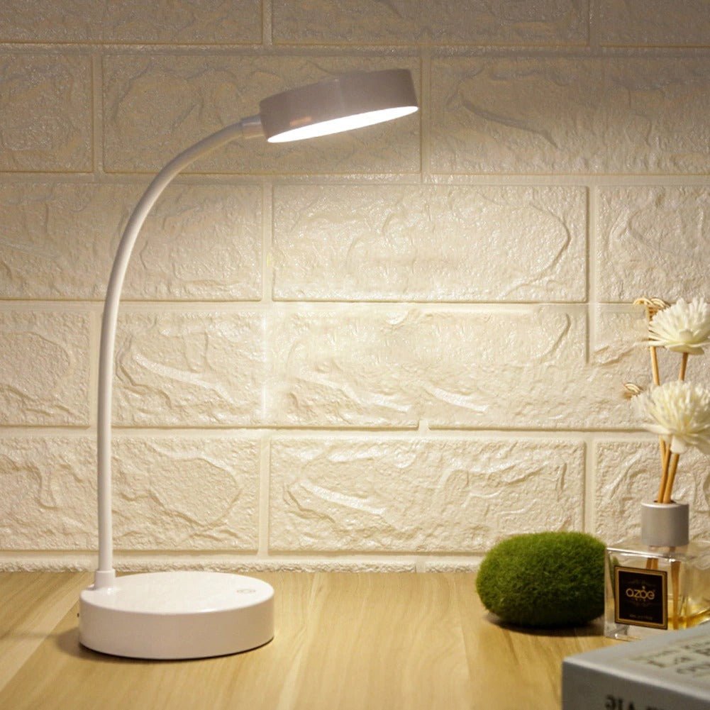 Flexible White LED Bedside Reading Lamp with Touch Control