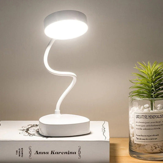 Flexible White LED Bedside Reading Lamp with Touch Control