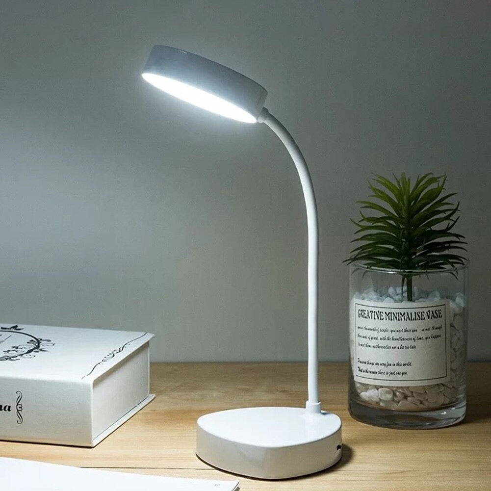 Flexible White LED Bedside Reading Lamp with Touch Control