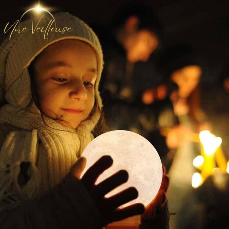 LunarLight Moon Lamp - Elegant Night Light