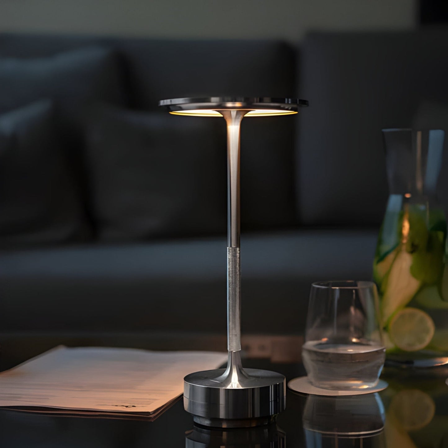 Wireless Rechargeable Table Lamp for Living Room | Versatile Desk Light