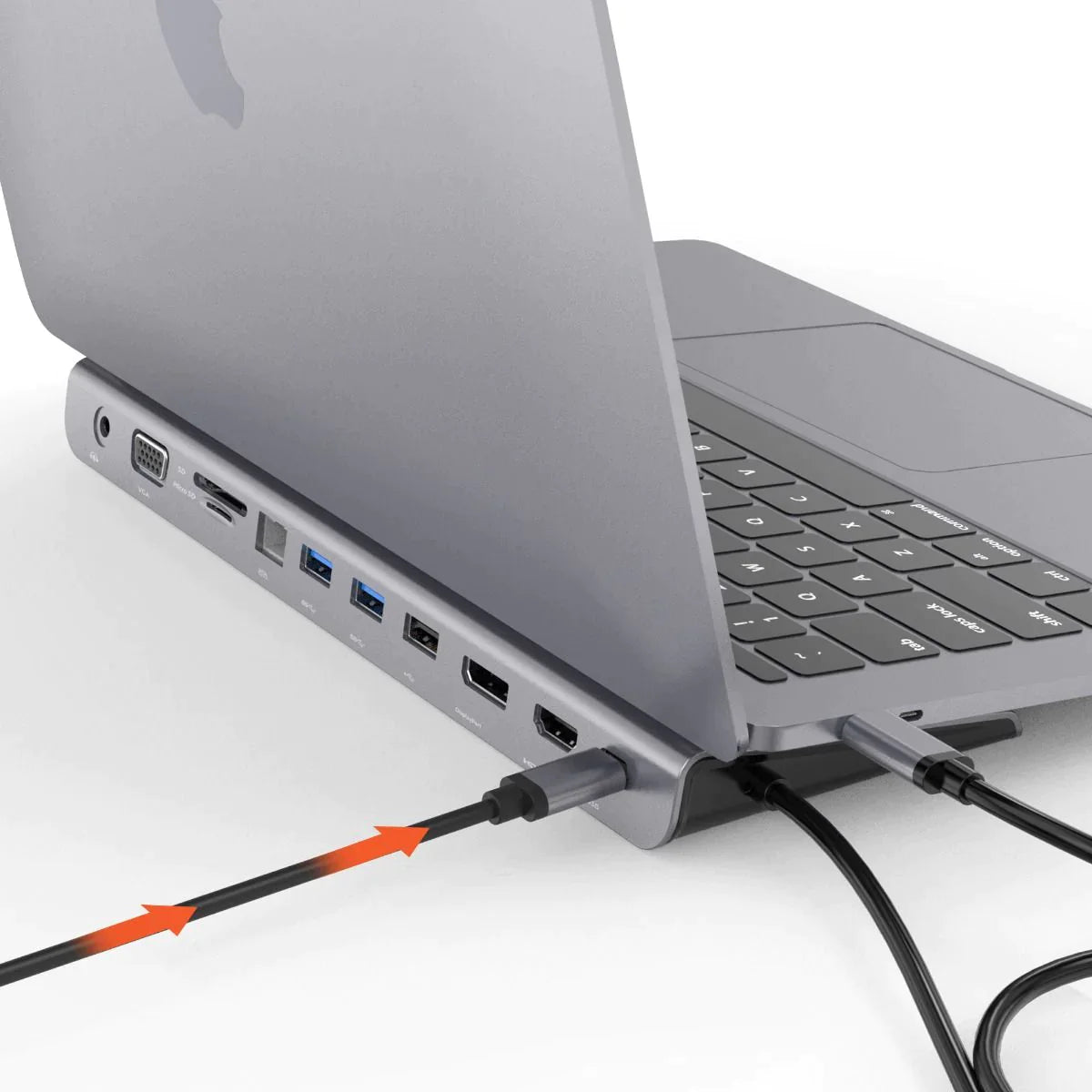 11-in-1 USB-C Laptop Docking Station with HDMI and Ethernet