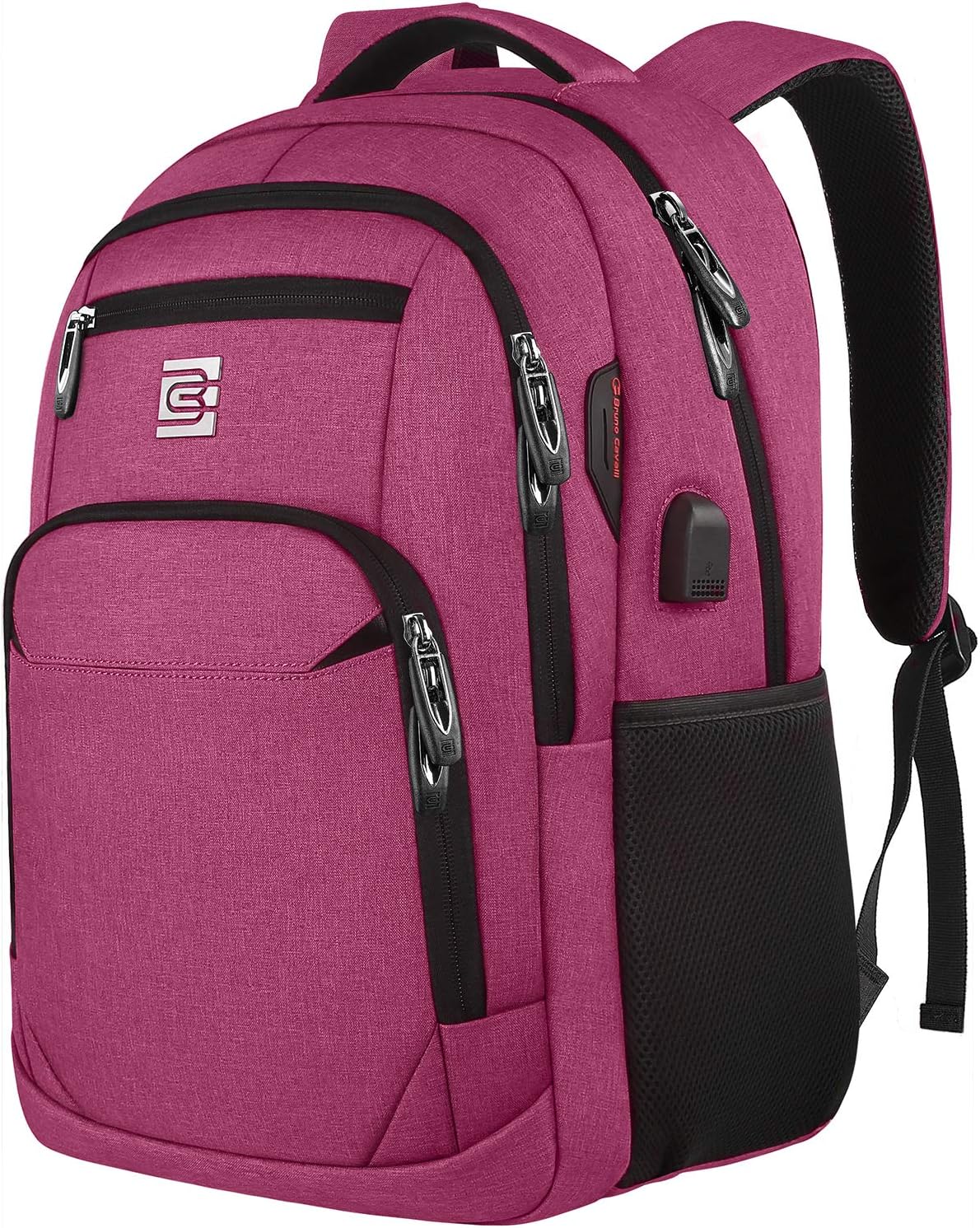 Slim Water-Resistant Anti-Theft Laptop Backpack with USB Port