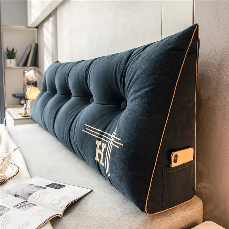 Large Rectangular Comfort Pillow in Eco-Friendly Cotton