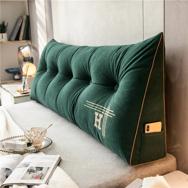 Large Rectangular Comfort Pillow in Eco-Friendly Cotton