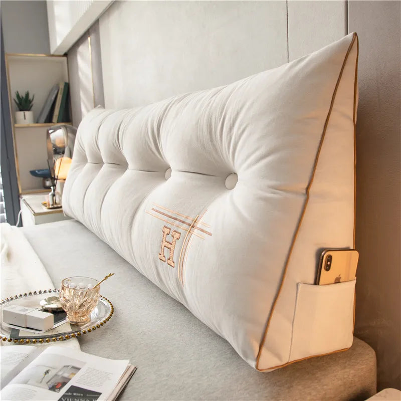 Large Rectangular Comfort Pillow in Eco-Friendly Cotton