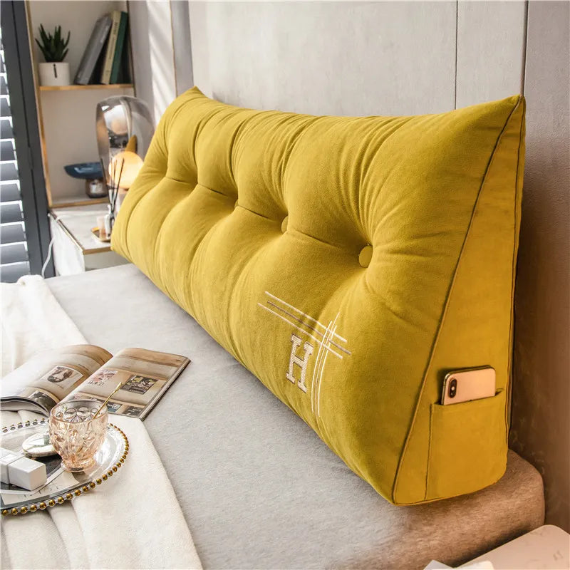 Large Rectangular Comfort Pillow in Eco-Friendly Cotton
